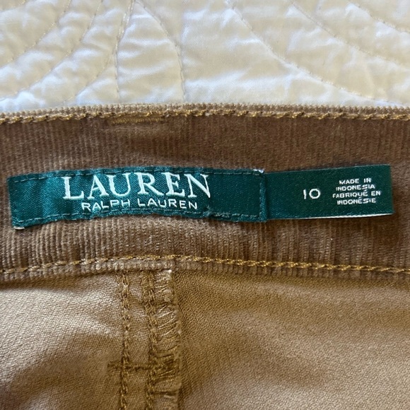 LAUREN- Ralph Lauren Brown Corduroy Pants. Size 10. Old Money. Academia. - Picture 3 of 7